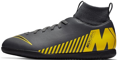 (Youth) Nike JR Superflyx 6 Club IC 'Grey Yellow' AH7346-070 (Youth) Nike JR Superflyx 6 Club IC 'Grey Yellow' AH7346-070