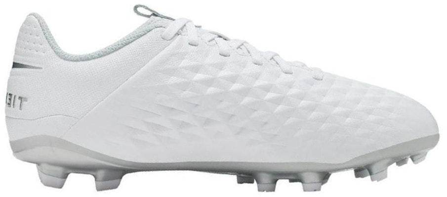 (JR) Nike JR Tiempo Legend 8 Academy FG 'Putih Perak' AT5732-100 Order (JR) Nike JR Tiempo Legend 8 Academy FG 'Putih Perak' AT5732-100