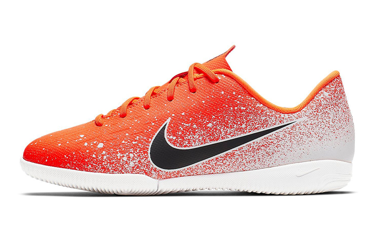 (Youth) Nike JR Vapor 12 Academy IC 'White Orange' AJ3101-801
