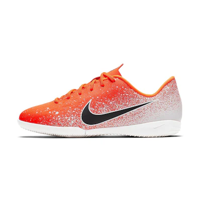 (Youth) Nike JR Vapor 12 Academy IC 'White Orange'