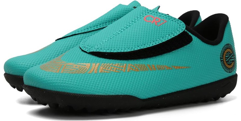 (JR) Nike JR Vapor 12 Club CR7 TF 'Hijau' AJ3108-390 Lookbook (JR) Nike JR Vapor 12 Club CR7 TF 'Hijau' AJ3108-390