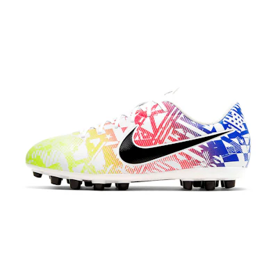 (Youth) Nike Jr Vapor 13 Academy NJR AG Artificial Grass 'White Blue Yellow'