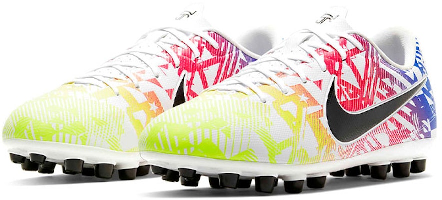 (Youth) Nike Jr Vapor 13 Academy NJR AG Artificial Grass 'White Blue Yellow' CV9350-104 Lookbook (Youth) Nike Jr Vapor 13 Academy NJR AG Artificial Grass 'White Blue Yellow' CV9350-104