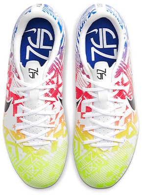 (Youth) Nike Jr Vapor 13 Academy NJR AG Artificial Grass 'White Blue Yellow' CV9350-104 Shop (Youth) Nike Jr Vapor 13 Academy NJR AG Artificial Grass 'White Blue Yellow' CV9350-104