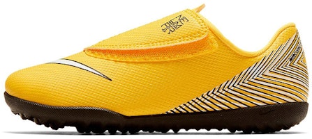 (Youth) Nike JR Vaporx 12 Club NJR TF 'Yellow Black' AO2903-710 (Youth) Nike JR Vaporx 12 Club NJR TF 'Yellow Black' AO2903-710