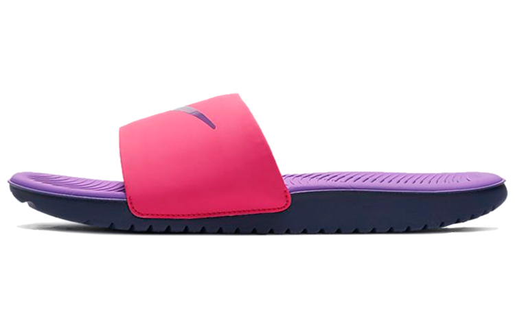 (Youth) Nike Kawa Purple Pink Slippers 'Pink Purple'