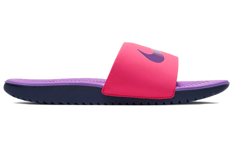(Youth) Nike Kawa Purple Pink Slippers 'Pink Purple' 圖 2