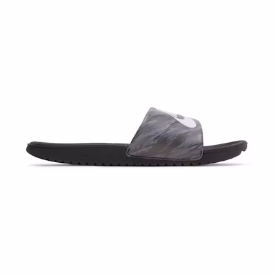 (Youth) Nike Kawa SE Slide 'Black Pure Platinum Camo'