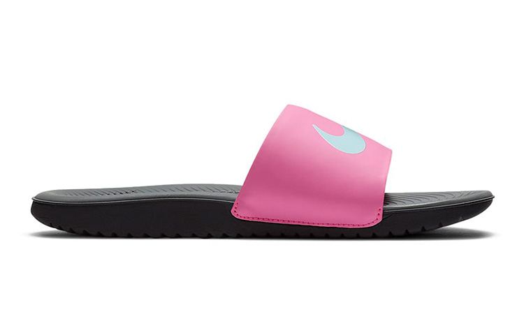 (Youth) Nike Kawa Slide (/) Black/Pink/Blue 圖 2