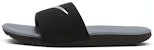(JR) Nike Kawa Slide 'Hitam Perak Metalik' 819352-009