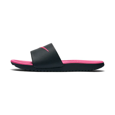 (Youth) Nike Kawa Slide 'Black Vivid Pink'