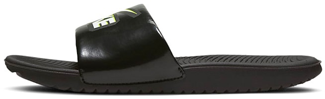 (Youth) Nike Kawa Slide 'Black Volt' DD3242-001 (Youth) Nike Kawa Slide 'Black Volt' DD3242-001