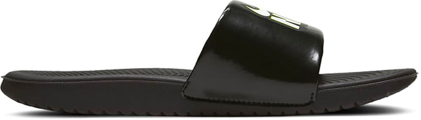 (JR) Nike Kawa Slide 'Hitam Volt' DD3242-001 Order (JR) Nike Kawa Slide 'Hitam Volt' DD3242-001