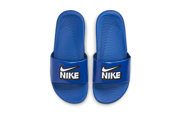 Lookbook (JR) Nike Kawa Slide 'Game Royal Heather' Biru Diraja DD3242-400