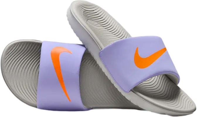 (Youth) Nike Kawa Slide 'Purple Pulse Total Orange' FJ8812-500 Shop (Youth) Nike Kawa Slide 'Purple Pulse Total Orange' FJ8812-500