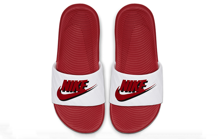 Lookbook (JR) Nike Kawa Slide JDI &#x27;University Red&#x27; - Selipar Nike Merah Universiti. CI2061-001