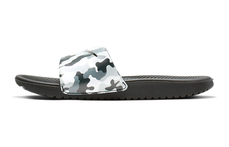 Buy (JR) 나이키 카와 슬라이드 프린트 '울프 그레이' (Nike Kawa Slide Print 'Wolf Grey') 819358-008