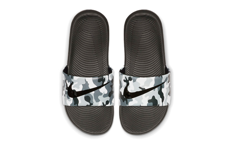Lookbook (JR) 나이키 카와 슬라이드 프린트 '울프 그레이' (Nike Kawa Slide Print 'Wolf Grey') 819358-008