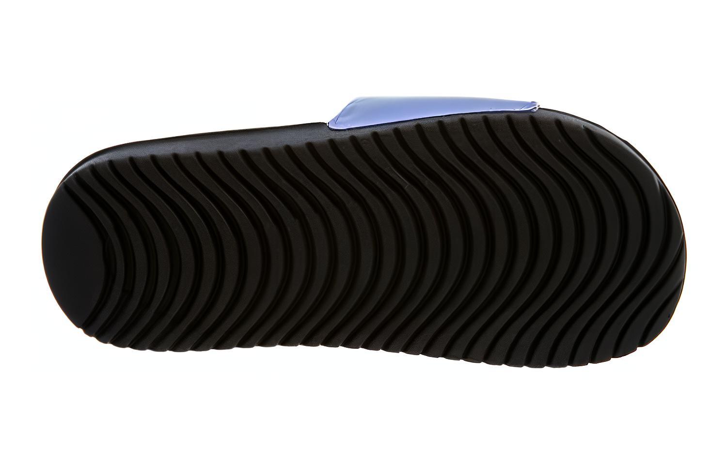 Shop 兒童 Nike Kawa 滑鞋 舒適百搭 防滑耐磨 兒童拖鞋 紫橙