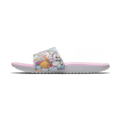 (Youth) Nike Kawa Street Style Girl Sandals 'White Pink'