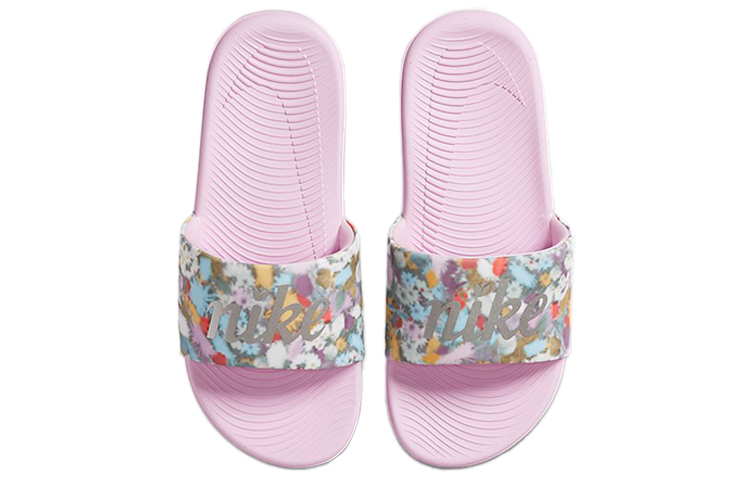 Lookbook (JR) 耐克Kawa街头风女孩凉鞋'白色粉色' CN8623-001