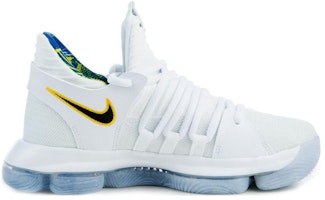 Order 大童 Nike KD 10 杜蘭特10 減震防滑耐磨 低筒 實戰籃球鞋 白黑藍