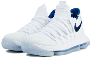Lookbook 大童 Nike KD 10 杜蘭特10 減震防滑耐磨 低筒 實戰籃球鞋 白黑藍