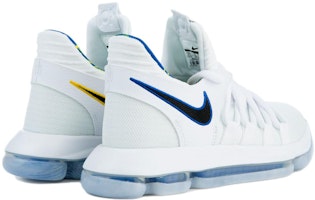 Shop 大童 Nike KD 10 杜蘭特10 減震防滑耐磨 低筒 實戰籃球鞋 白黑藍