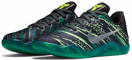 Lookbook GS大童 Nike Kobe 11 EM Low 綠蛇實戰籃球鞋 黑綠
