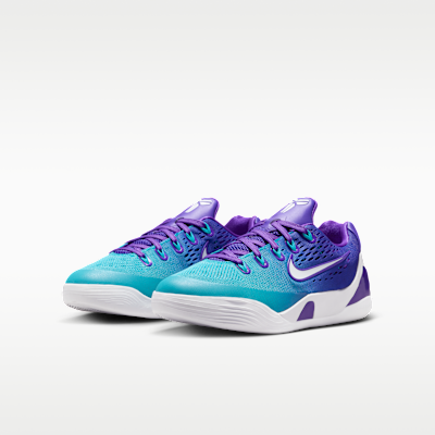 Purchase (JR) Nike Kobe 9 Low EM Ungu Fierce/Putih/Biru Lagoon IM6641-500