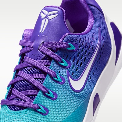(JR) Nike Kobe 9 Low EM Ungu Fierce/Putih/Biru Lagoon IM6641-500 Sizing (JR) Nike Kobe 9 Low EM Ungu Fierce/Putih/Biru Lagoon IM6641-500