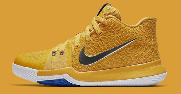 GS大童 Nike Kyrie 3 Mac And Cheese 黃色 實戰籃球鞋 Buy GS大童 Nike Kyrie 3 Mac And Cheese 黃色 實戰籃球鞋