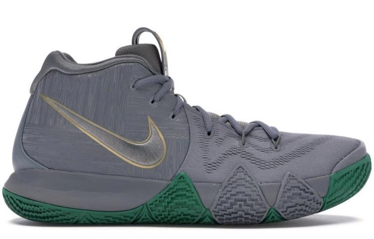 (Youth) Nike Kyrie 4 City Of Guardians Boston Celtics Color Way Shoes Grey/Green 圖 2