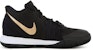 (JR) Nike Kyrie 5 'Hitam Emas Metalik' AQ2456-007