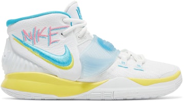 (Youth) Nike Kyrie 6 'Neon Graffiti' BQ5599-101 (Youth) Nike Kyrie 6 'Neon Graffiti' BQ5599-101