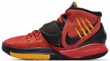 (Youth) Nike Kyrie 6 'Red Black Yellow' CW3042-600 (Youth) Nike Kyrie 6 'Red Black Yellow' CW3042-600