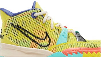 大童 Nike Kyrie 7 歐文7 “1 World 1 People” 和平與愛 實戰 防滑 中幫 籃球鞋 黃色 Order 大童 Nike Kyrie 7 歐文7 “1 World 1 People” 和平與愛 實戰 防滑 中幫 籃球鞋 黃色