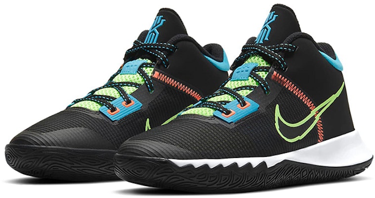 GS大童 Nike Kyrie Flytrap 4 黑藍綠 實戰籃球鞋 Lookbook GS大童 Nike Kyrie Flytrap 4 黑藍綠 實戰籃球鞋
