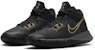 (JR) Nike Kyrie Flytrap 4 'Hitam Emas Metalik' CT5537-005
