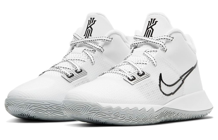 Lookbook (JR) Nike Kyrie Flytrap 4 ''Wit Zwart'' CT5537-100