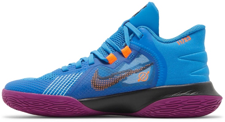 (JR) Nike Kyrie Flytrap 5 'Biru Muda Photo Merah Plum' DD0340-407 Lookbook (JR) Nike Kyrie Flytrap 5 'Biru Muda Photo Merah Plum' DD0340-407