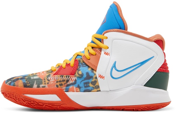 大童 Nike Kyrie 8 Infinity 歐文8 中幫 實戰籃球鞋 米橙藍 Lookbook 大童 Nike Kyrie 8 Infinity 歐文8 中幫 實戰籃球鞋 米橙藍