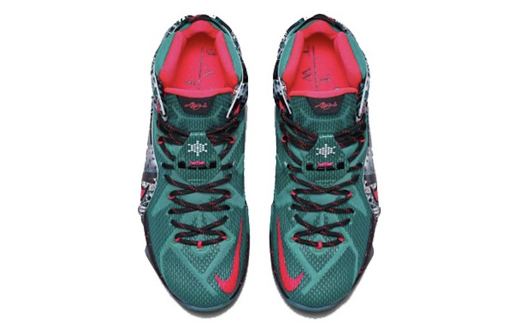 Lookbook (JR) 耐克勒布朗12代'绿色' 685181-303