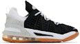 Buy (JR) Nike LeBron 18 'Hitam Putih Gum' CW2760-007