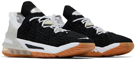 (JR) 耐克 LeBron 18 '黑白胶底' CW2760-007 Cheap (JR) 耐克 LeBron 18 '黑白胶底' CW2760-007