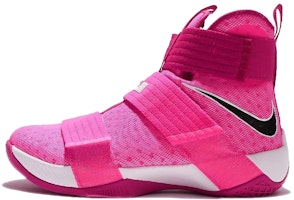 (Youth) Nike LeBron Soldier 10 'Vivid Pink Blast' 845121-606 (Youth) Nike LeBron Soldier 10 'Vivid Pink Blast' 845121-606