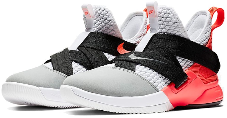 (Youth) Nike LeBron Soldier 12 SFG 'White Flash Crimson' AO2910-102 Lookbook (Youth) Nike LeBron Soldier 12 SFG 'White Flash Crimson' AO2910-102