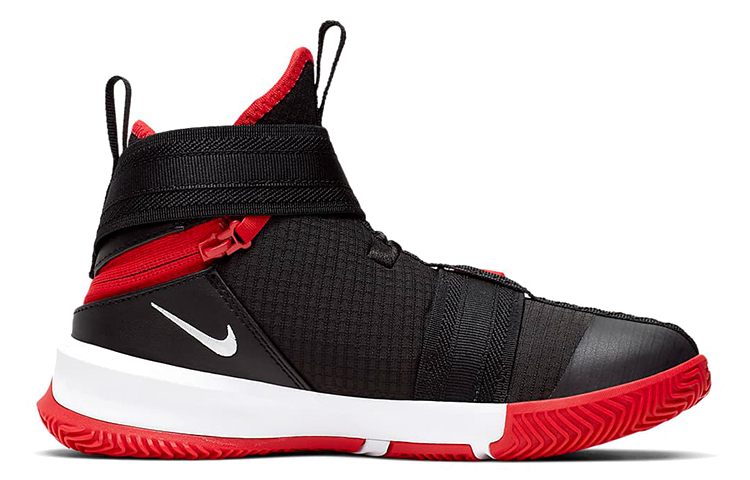 Order (JR) Nike LeBron Soldier 13 Flyease ''Bred'' Sneakers CJ1317-003