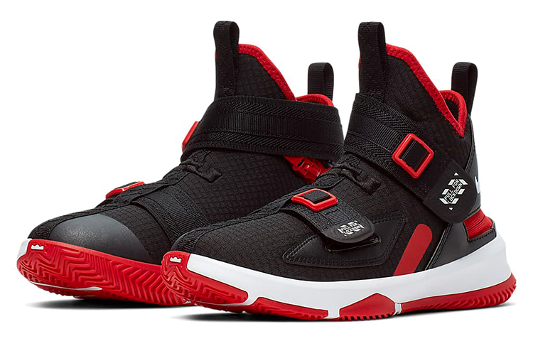 Lookbook (JR) Nike LeBron Soldier 13 Flyease ''Bred'' Sneakers CJ1317-003