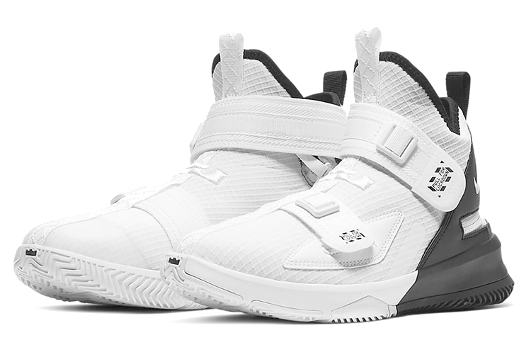 Lookbook (JR) Nike LeBron Soldier 13 Flyease ''Weiß Schwarz'' CJ1317-100